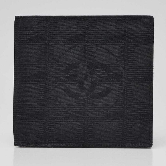 Chanel Black Nylon Travel Line Bi-fold Wallet - Picture 1 of 9